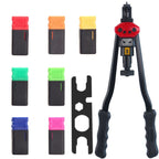 16" Rivet Nut Gun Kit Nut Sert Rivnut Tool With 15pcs Metric and UNC Mandrels