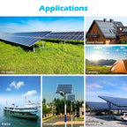 370W/ 415W/ 500W Mono Black PERC Solar Panel UL 61730 CEC Listed