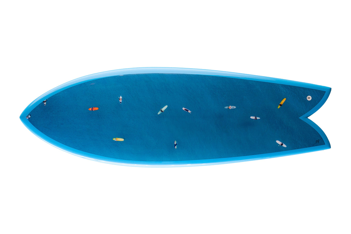 Line Up by Ben Hicks – Limited Edition Surfboard Art
