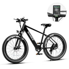1000W Electric Fat Tire Mountain Bike for Adults – 26” E-Bike with 48V 15Ah Battery, UL Certified