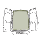 Mercedes Sprinter Bug Screen - Rear Door