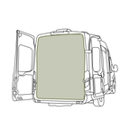 Ford Transit Bug Screen - Rear Door