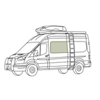 Ford Transit Stealth Crew Window Cover