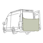 Rear Door Shower Screen