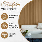 2-Pack Acoustic Wall Panels – Oiled Oak
