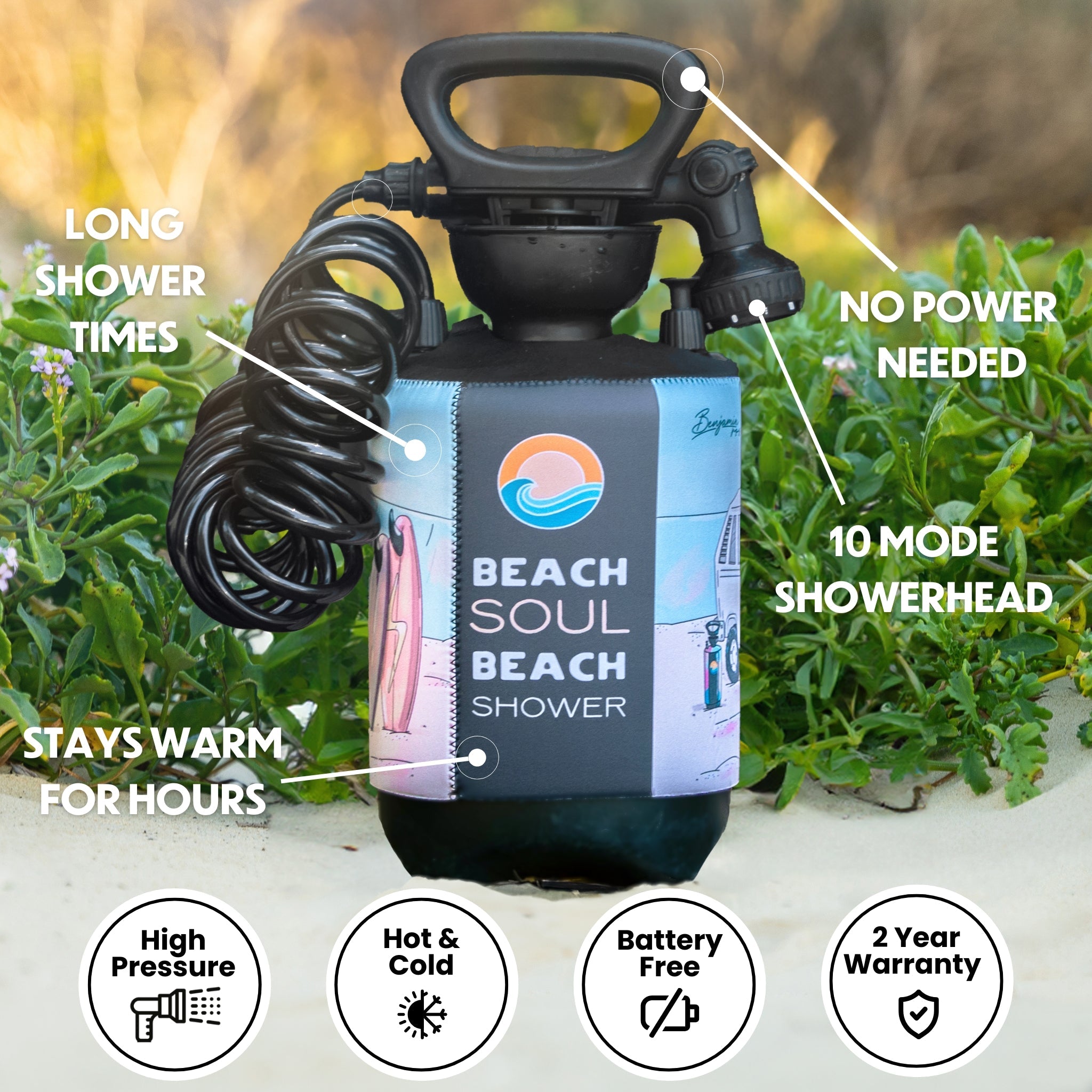 Portable Shower Stoked 1.3G
