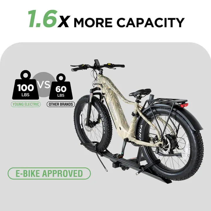 Hitch E-bike Rack | Lightweight, Single E-Bike