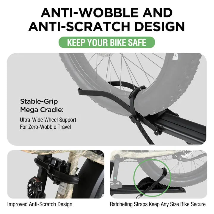 Hitch E-bike Rack | Lightweight, Single E-Bike