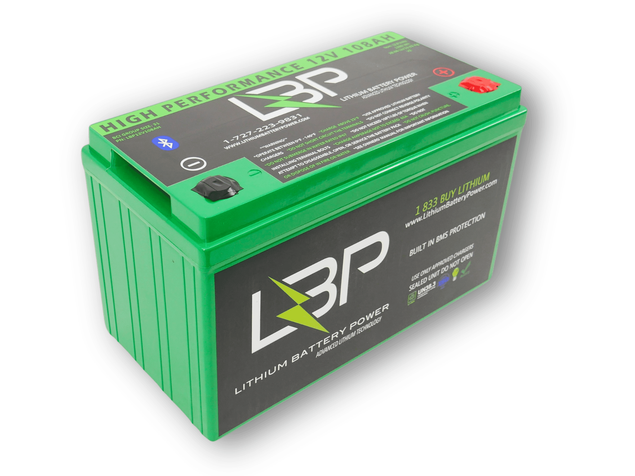 LBP 12V 108Ah BT High Performance Lithium Battery
