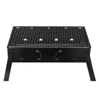 1Pc Portable BBQ Grill Foldable Charcoal Grill Lightweight Smoker Grill For Camping Picnics Garden Grilling