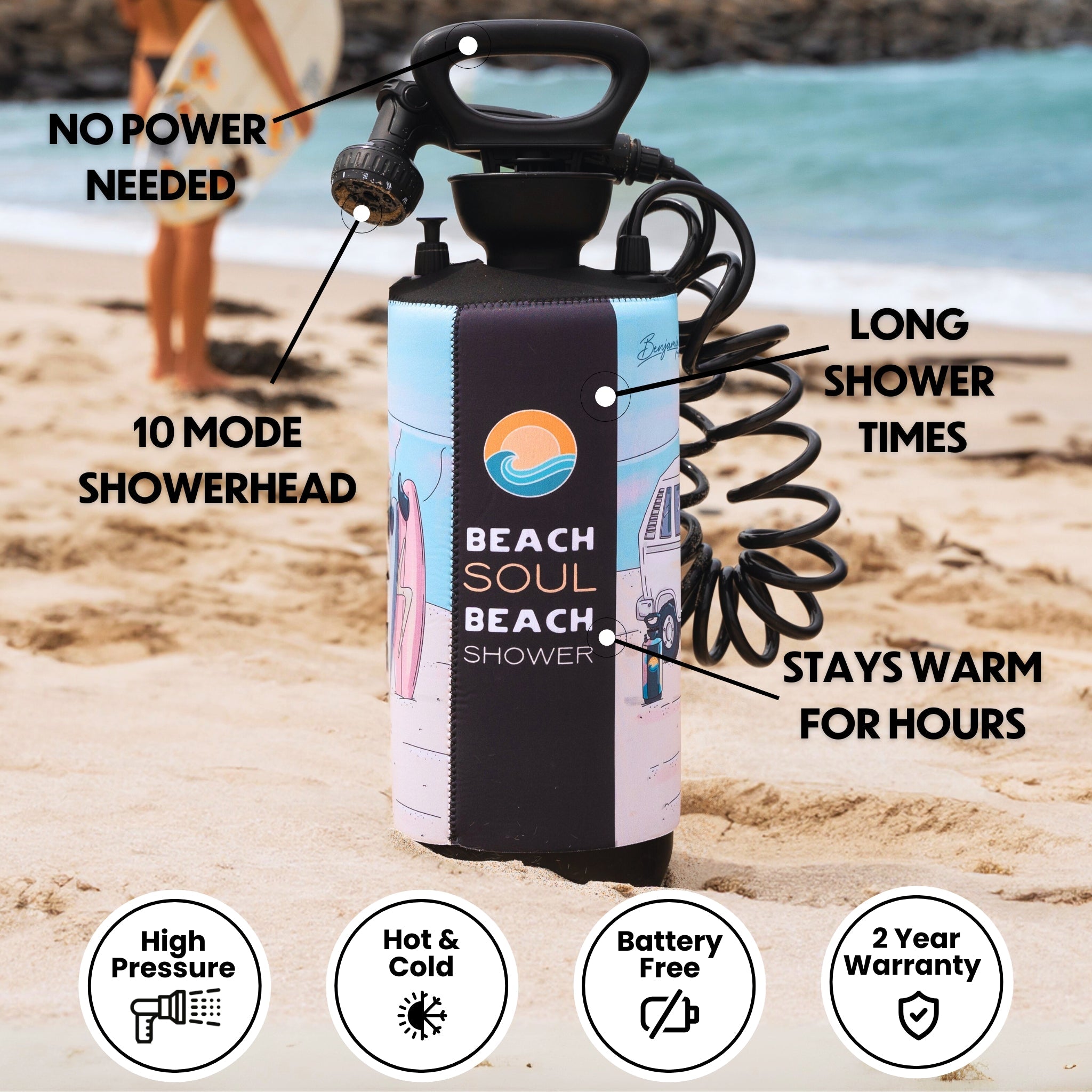 Portable Shower Stoked 2.1G
