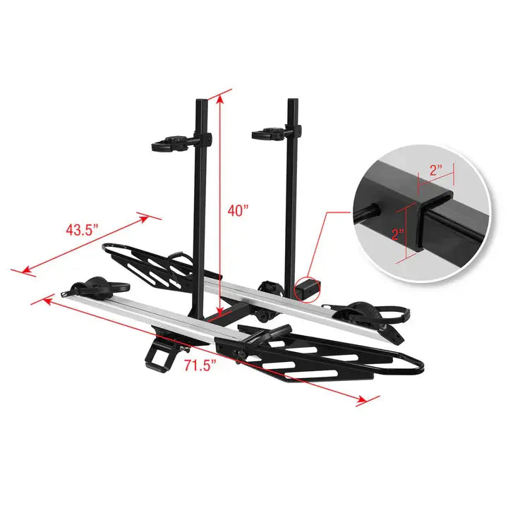 Hitch Rack EZ-FOLD | Fat Tire, 2-Bike