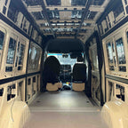 2007–Present Mercedes Sprinter 144 High Roof Wall and Ceiling Brace Kit – Powder-Coated Steel