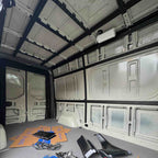 2007–Present Mercedes Sprinter 144 High Roof Wall and Ceiling Brace Kit – Powder-Coated Steel