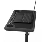 Indoor Media Display Cycling Desk