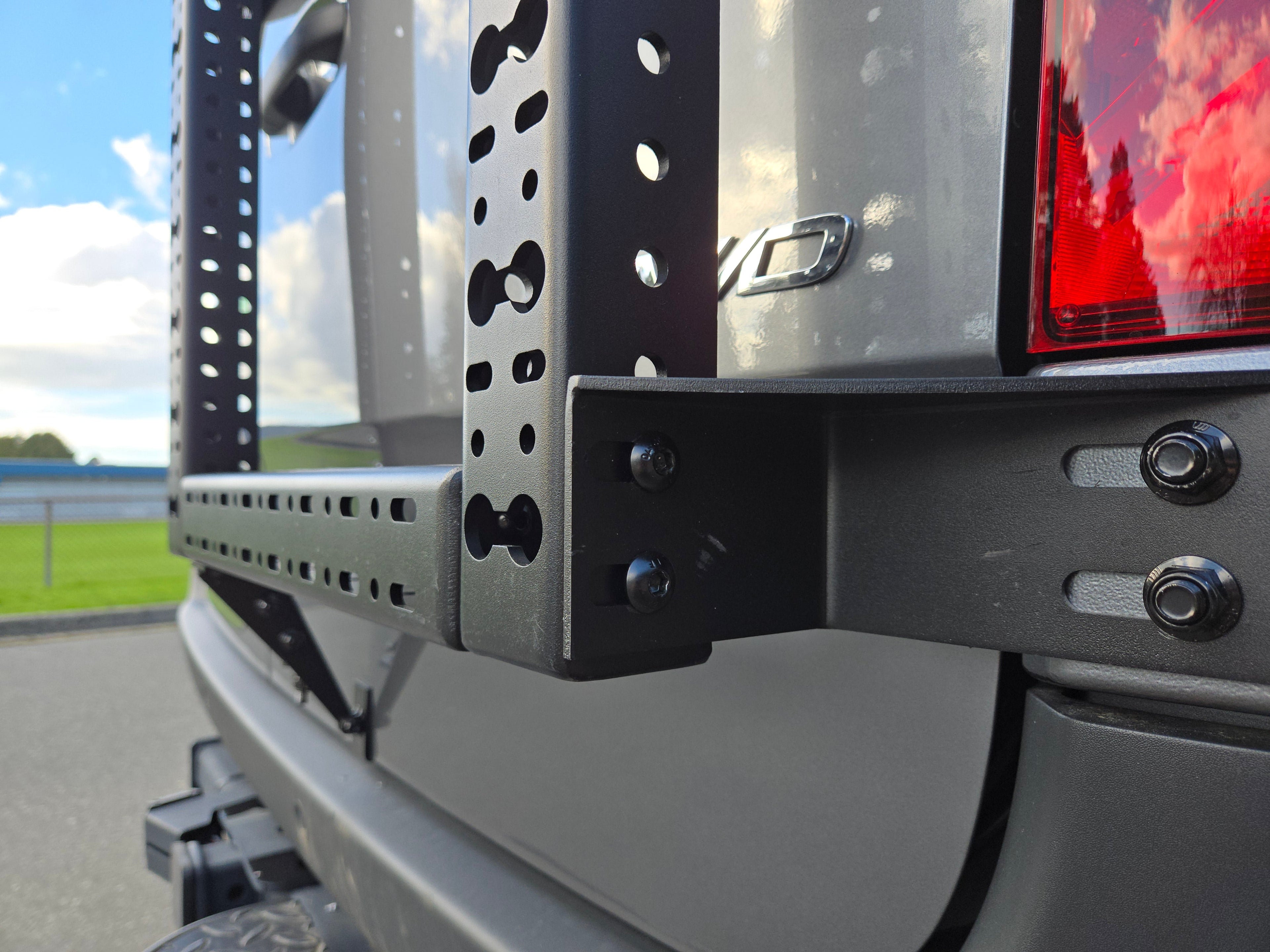 Sprinter Rear Door Aluminum Gear Rack - No Drill