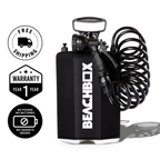 BeachBox Portable Camping Shower Tank - Black
