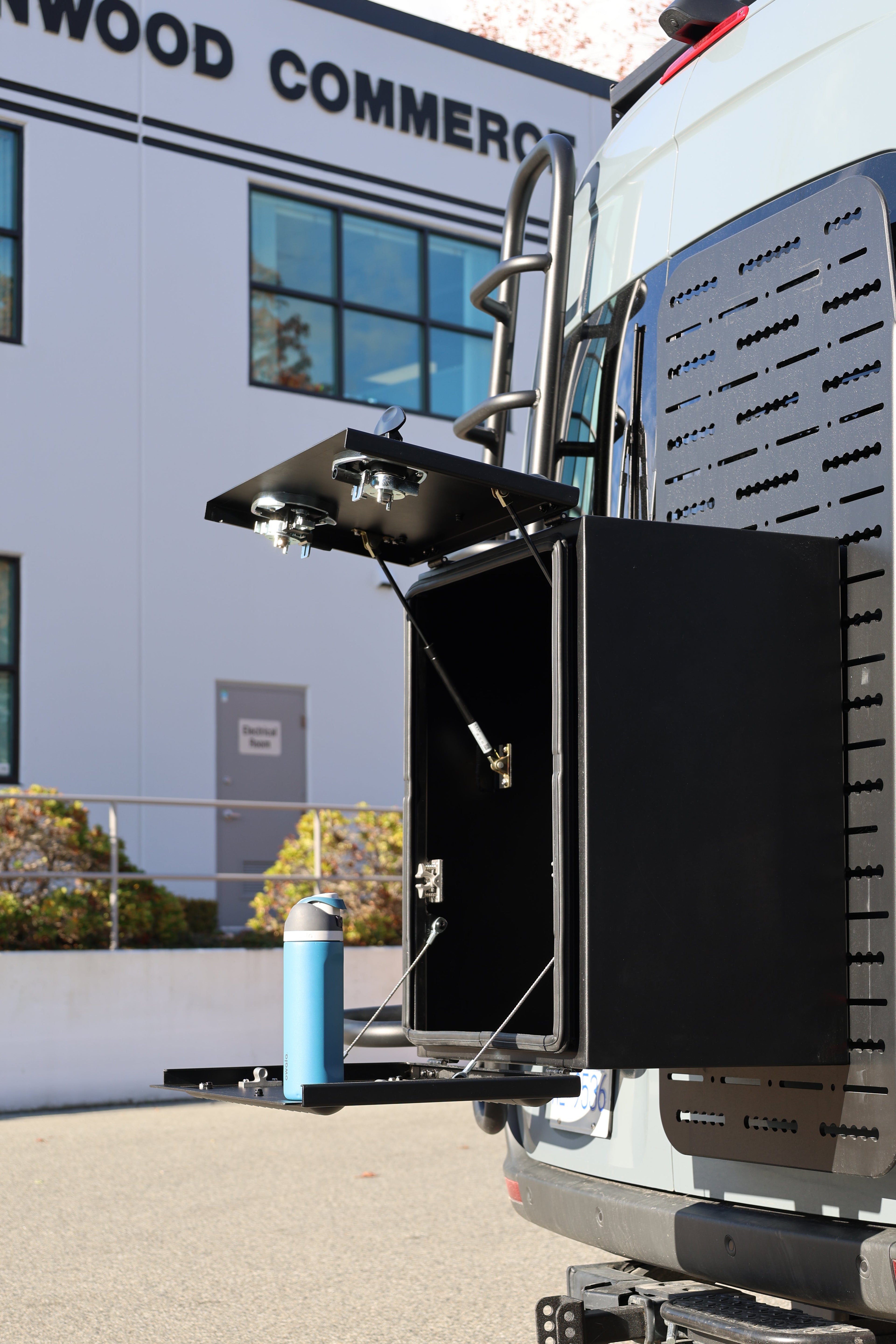 Aluminum Split Door Storage Box