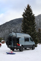 Sprinter Rear Door Aluminum Gear Rack - No Drill