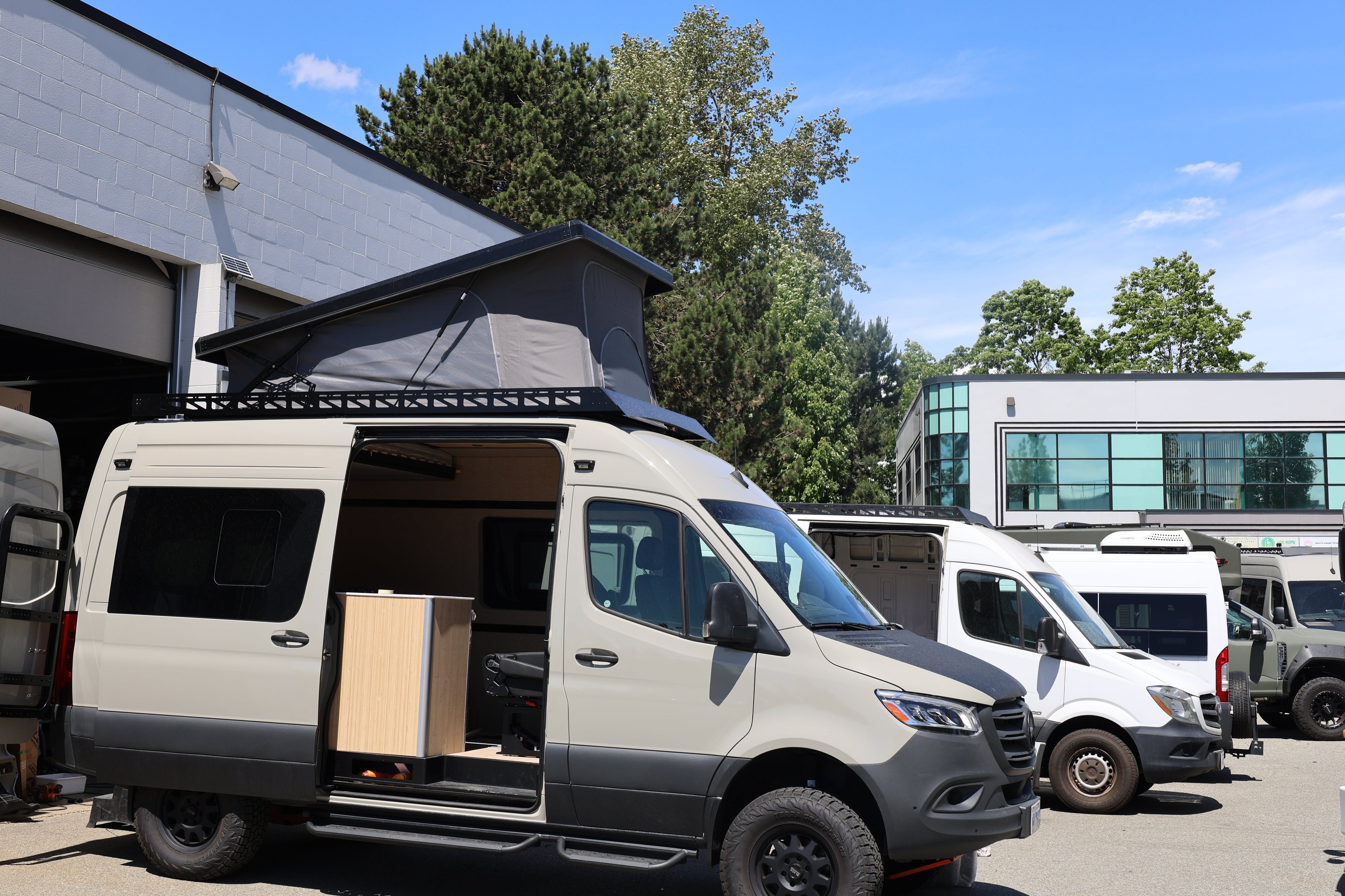 Sprinter Carbon Fiber Roof-Top Tent System