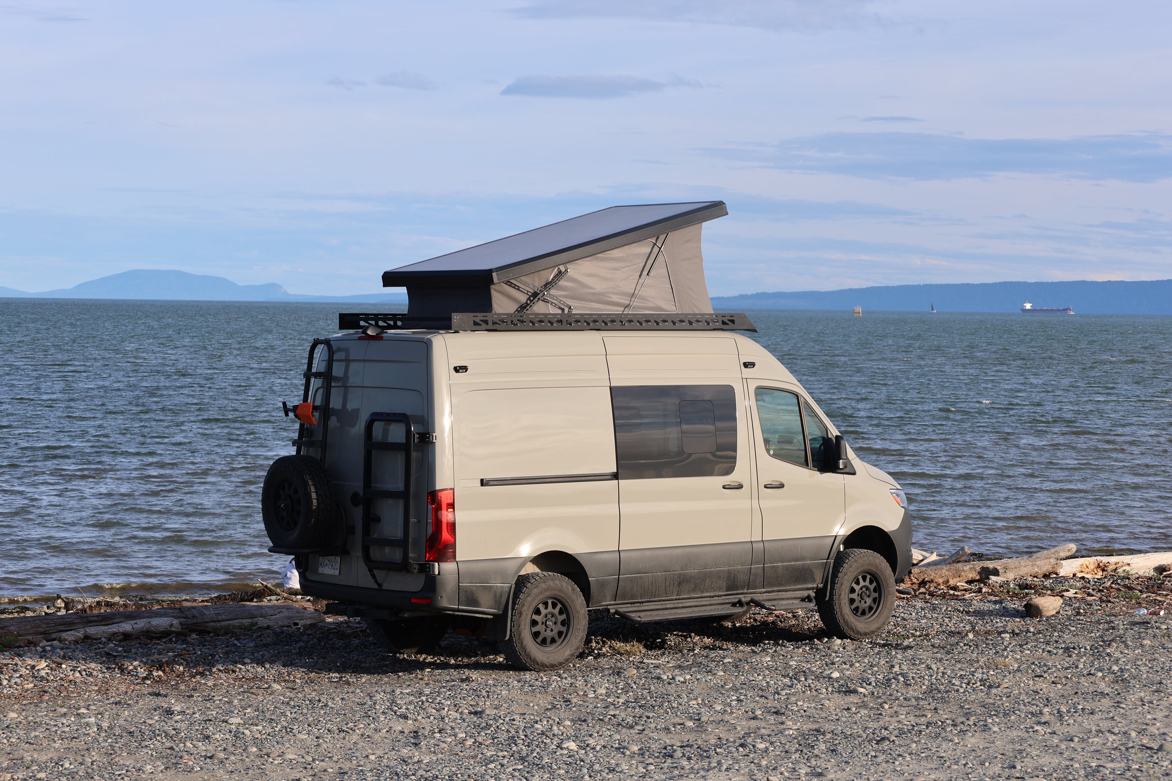 Sprinter Carbon Fiber Roof-Top Tent System