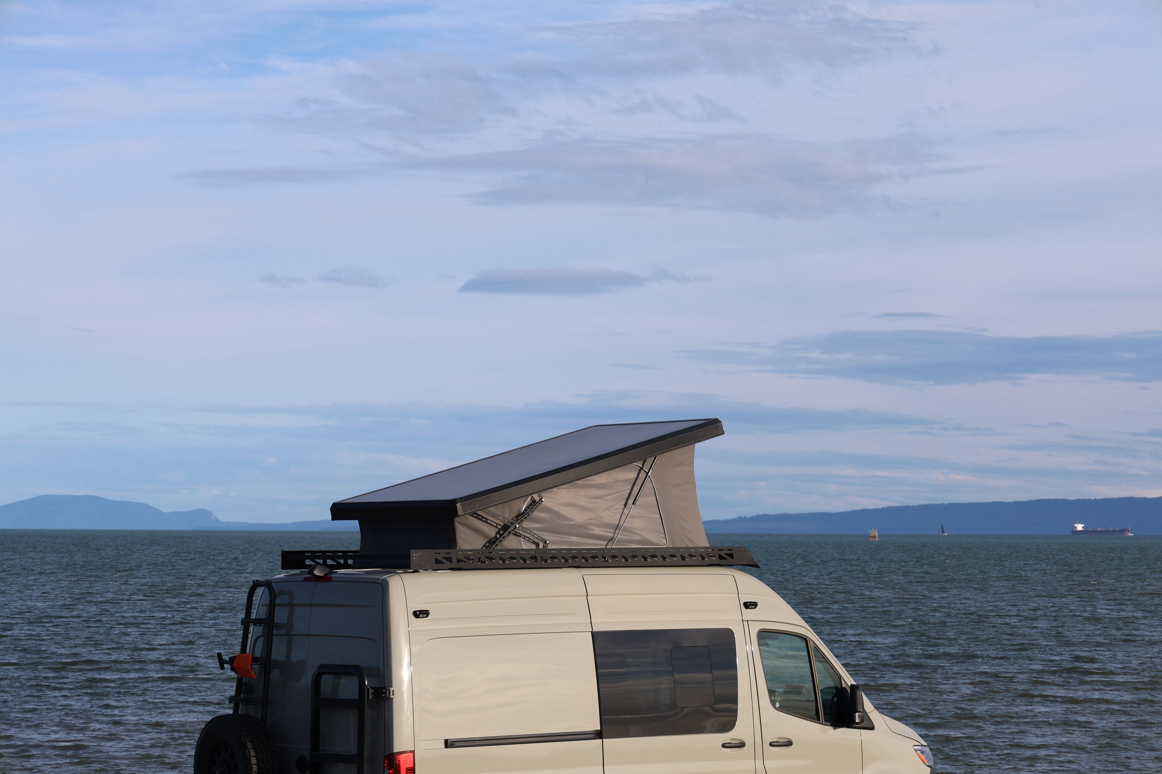 Sprinter Carbon Fiber Roof-Top Tent System