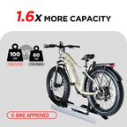 Hitch E-bike Rack with Ramp | Foldable Single E-Bike, 2"