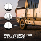 overpriced van surfboard rack