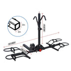 Hitch Bike Rack | Folding, Fat Tire, 2-Bike, 2''