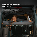 SPRINTER VAN PLATFORM 4-PANEL ALL ALUMINUM BED SYSTEM