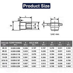 860Pcs Rivet Nut Tool Kit