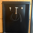 Tetravan Folding Shower 2.1 with Magnetic Zipped Curtain