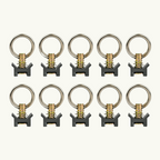 Venture L-Track Adjustable Tie Down Ring (10 Pack)