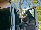 Mercedes Sprinter Stealth Front Door Window Covers (Pair)