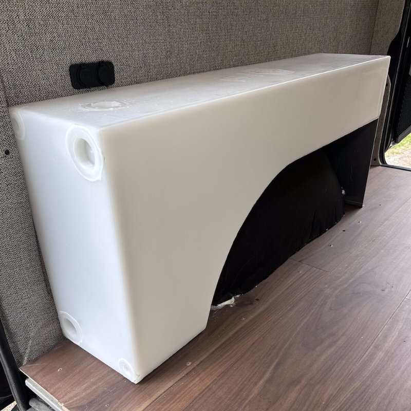 19-Gallon Slim Dually Wheel Well Water Tank (SP-DU-19)