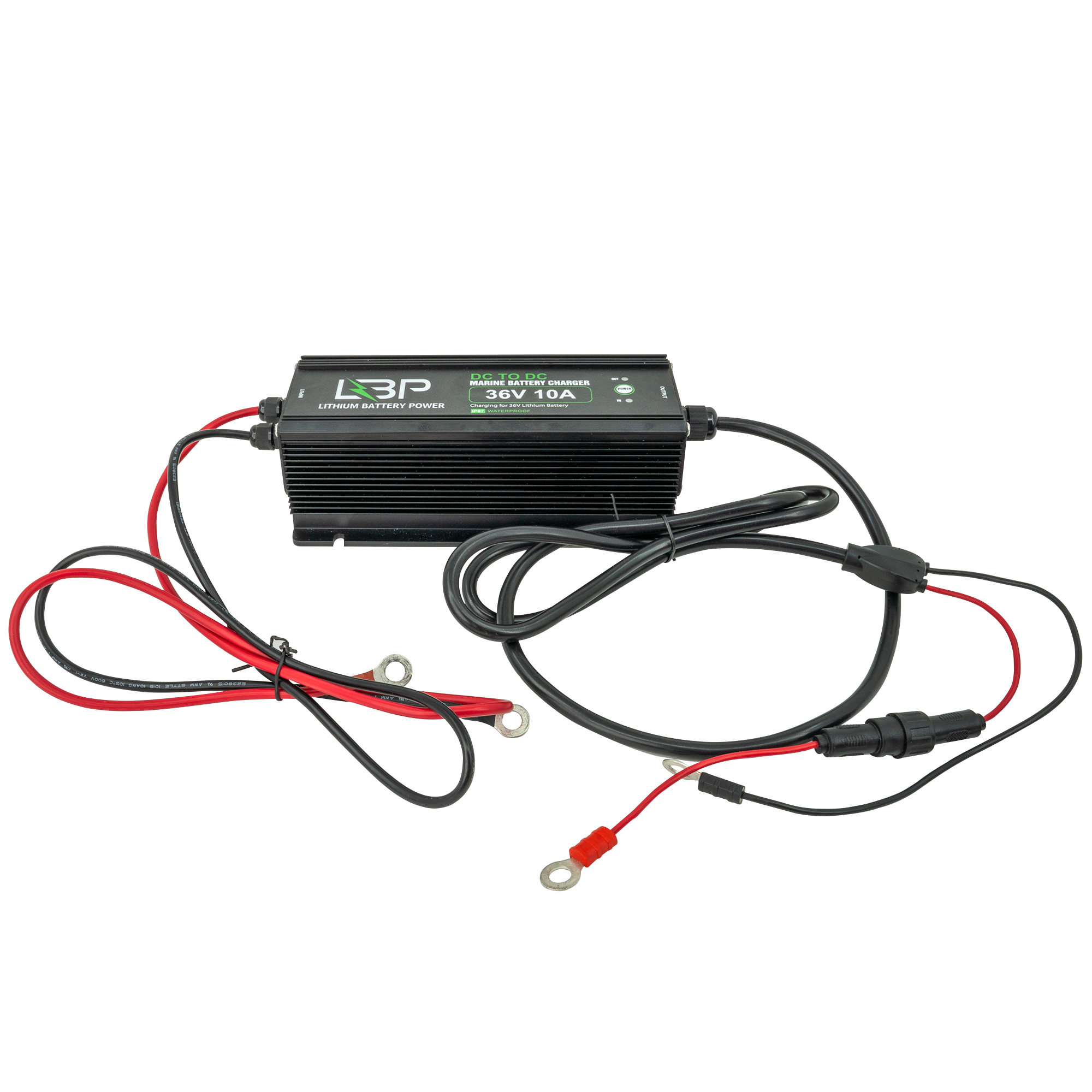 LBP 36V "On The Go" Charger | Alternator Charge Box “On The Go” Charger | 12V–36V 10A DC DC Smart Lithium Battery Charger