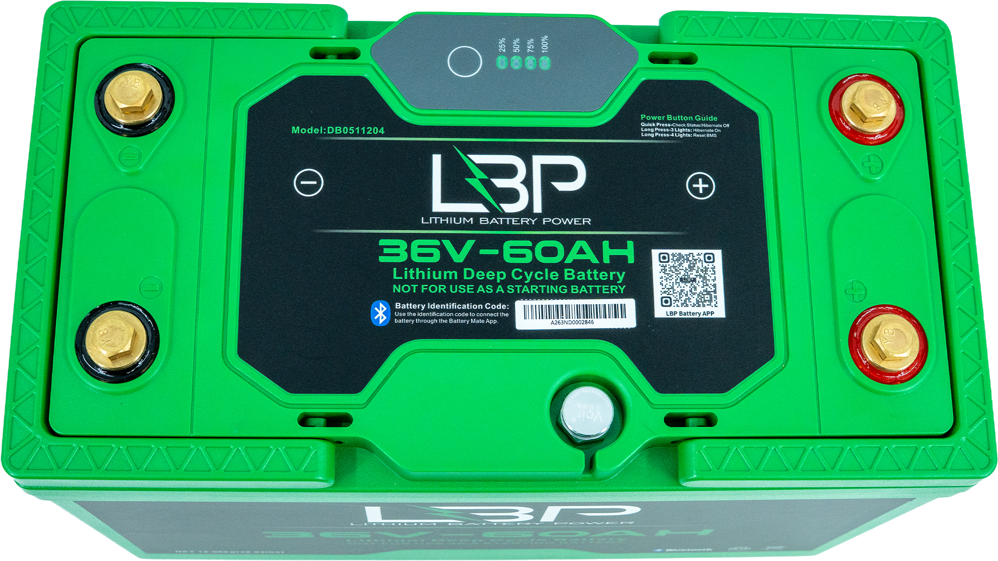 LBP 36V60Ah- Deep Cycle Lithium Battery- New V1G