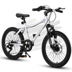 20” Kids Mountain Bike – TrailKid | Front Suspension | 7-Speed | White