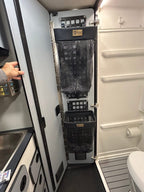 The Original Revel Shower Door MOLLE Panel by FreedomVanGo