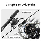 27.5” TrailX - Mountain Bike | Full Suspension | 21-Speed | Black Blue 2
