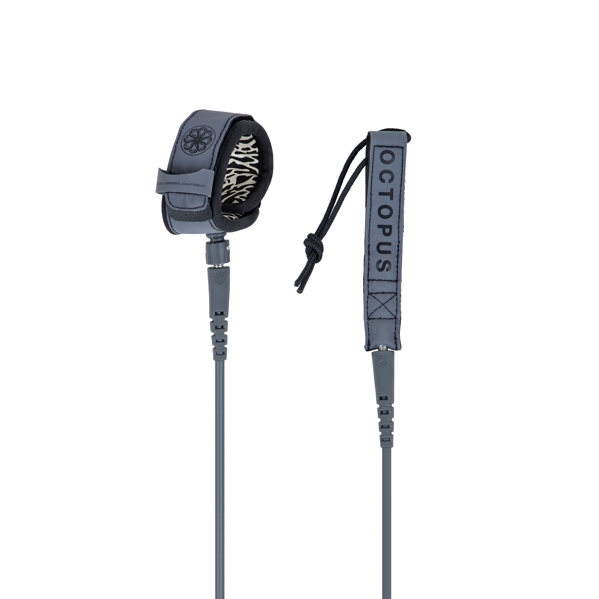 MISSION: CONTROL 5.5" SURF LEASH - GREY