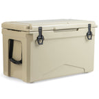 50 QT Rotomolded Cooler Insulated Portable Ice Chest with Integrated Cup Holders