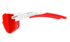 SH+ Sunglasses - RG 5400 White/Red w/Red Lens