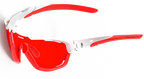 SH+ Sunglasses - RG 5400 White/Red w/Red Lens