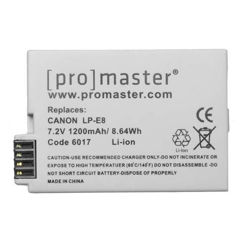 ProMaster Li-ion Battery for Canon LP-E8