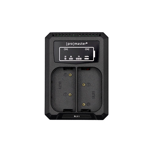 ProMaster Dually Charger - USB-A for OM System BLX-1