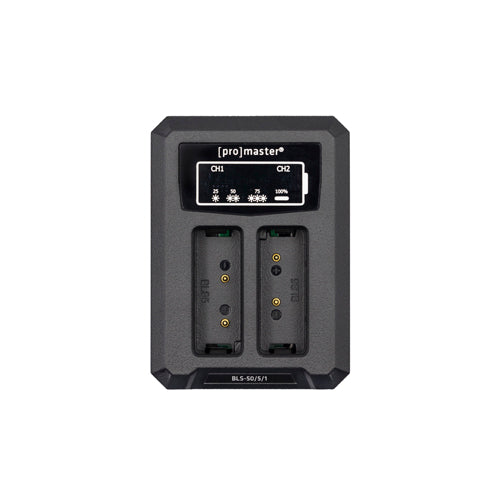 ProMaster Dually Charger - USB-A for OM System BLS50