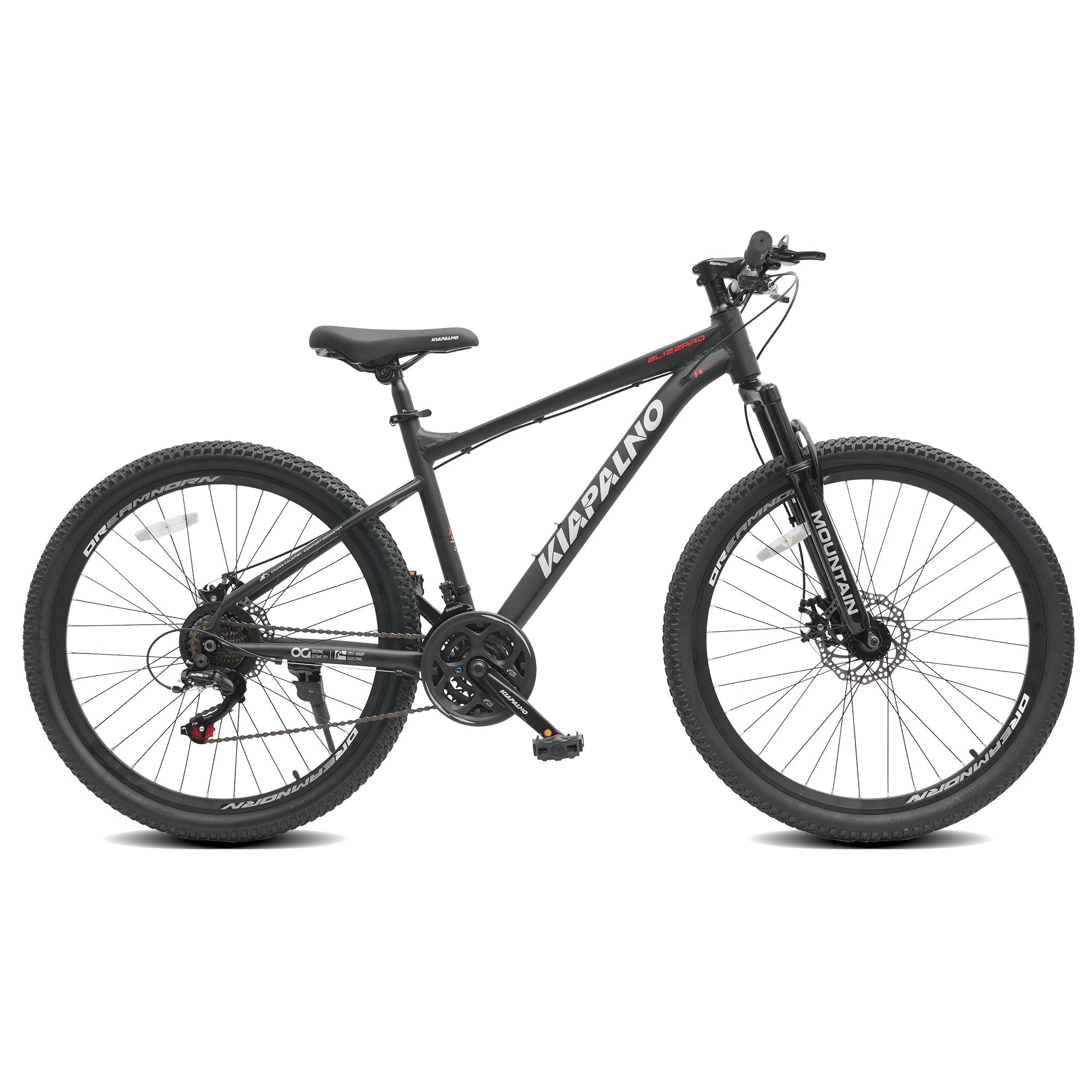26" AllTrail Adult Mountain Bike | 21-Speed Hardtail (Black)