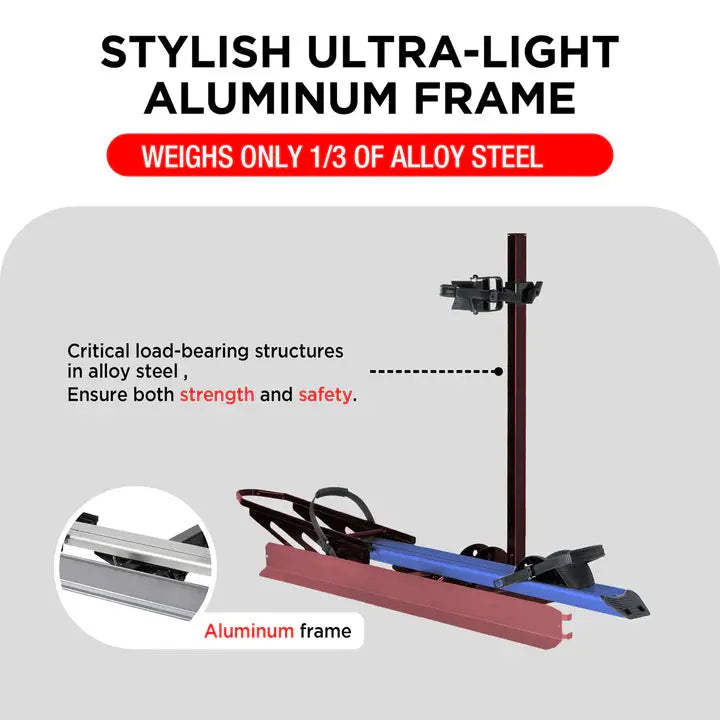 Hitch E-bike Rack with Ramp | Foldable Single E-Bike, 2"
