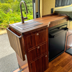 Tetravan Folding Shower 2.1 with Magnetic Zipped Curtain